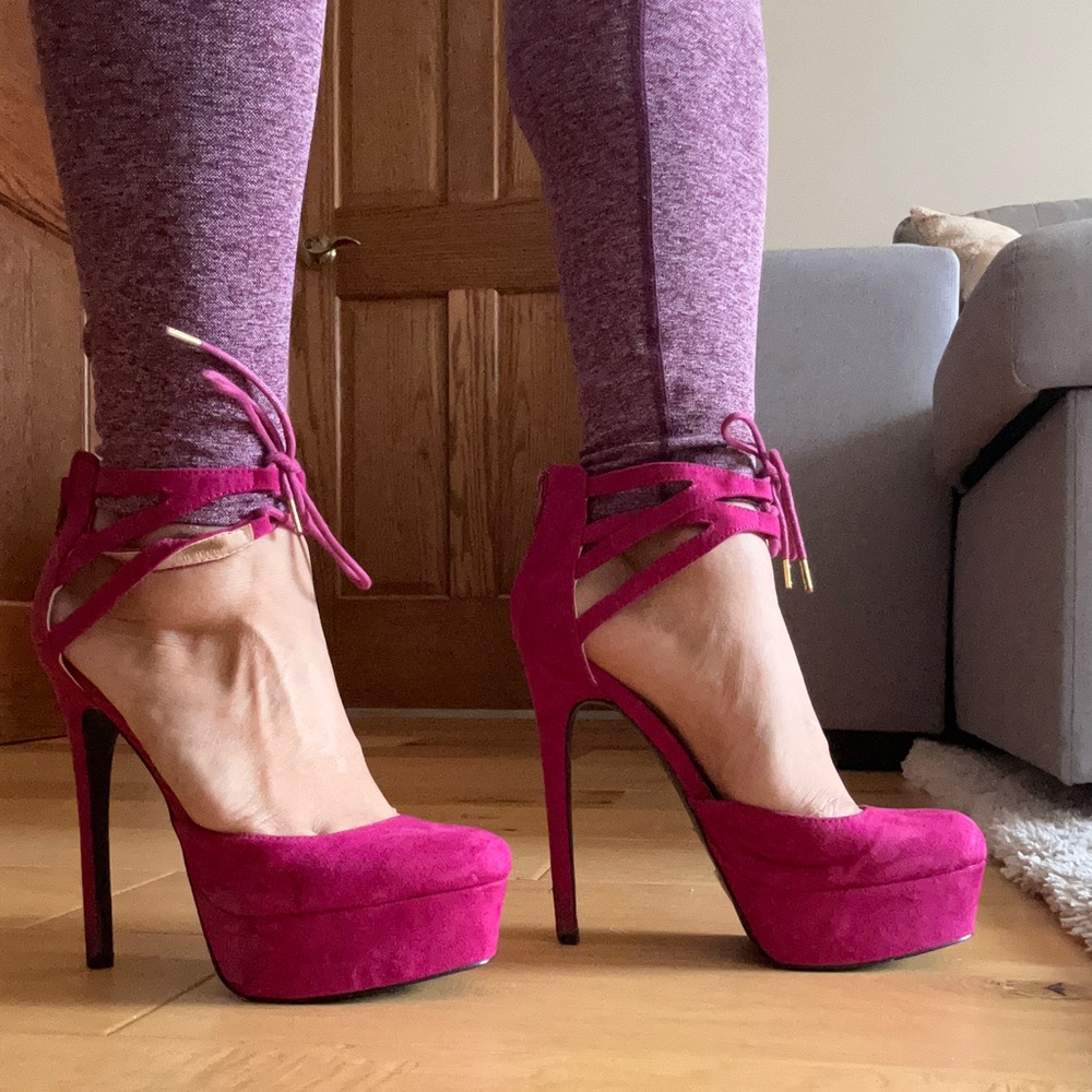 Charlotte Russe 5.5” heels, size 9US.